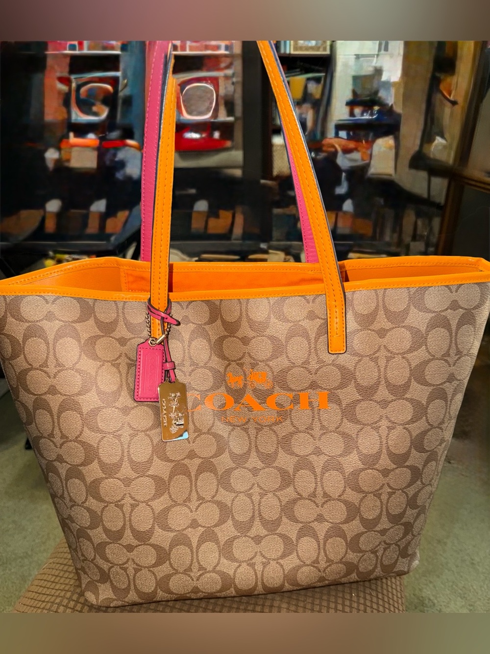Coach Large City Tote